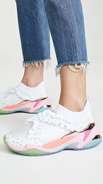 Shop Puma Thunder Sophia Webster Sneakers In White