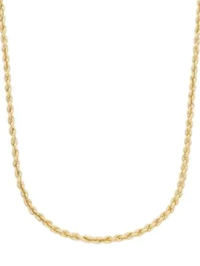 Shop Saks Fifth Avenue Men's 14k Gold Rope Chain Necklace/4.9mm