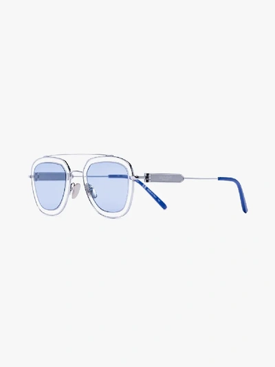 Shop Calvin Klein 205w39nyc Klassische Pilotenbrille In Blue