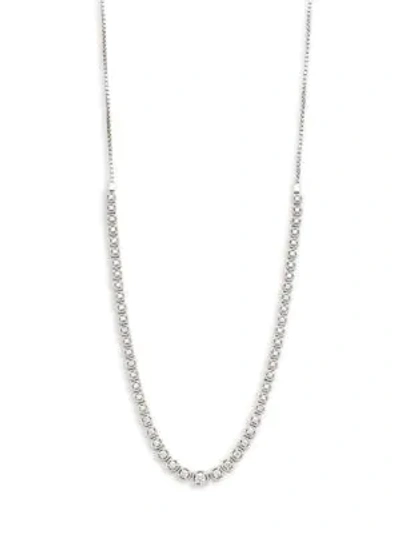 Shop Saks Fifth Avenue Women's 14k White Gold & Diamond Necklace