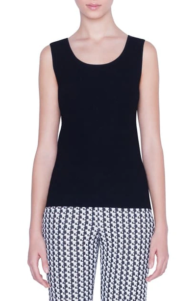 Shop Akris Punto Sleeveless Sweater In Black