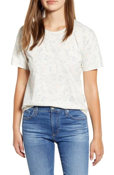Shop Lucky Brand All Over Floral Tee In Natural Multi