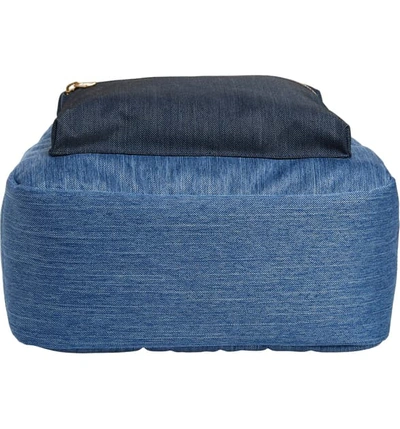 Shop Herschel Supply Co Nova Mid Volume Backpack - Blue In Faded Denim/ Indigo Denim