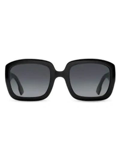 Shop Dior 54mm Square Sunglasses In Black
