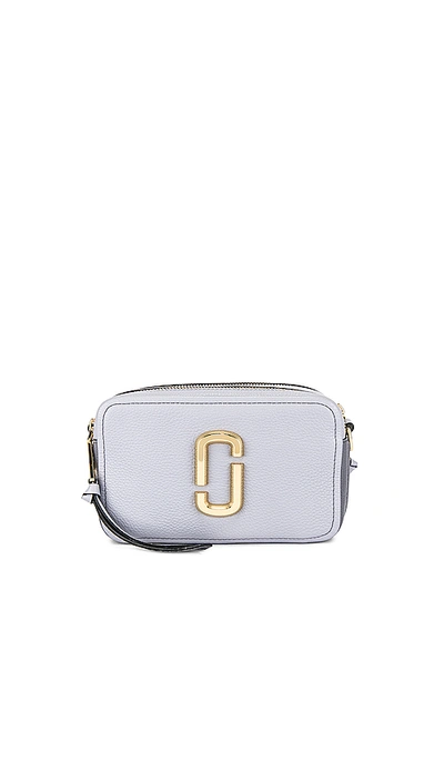 Shop Marc Jacobs The Soft Shot 21 In Gray. In Silver Lining Multi