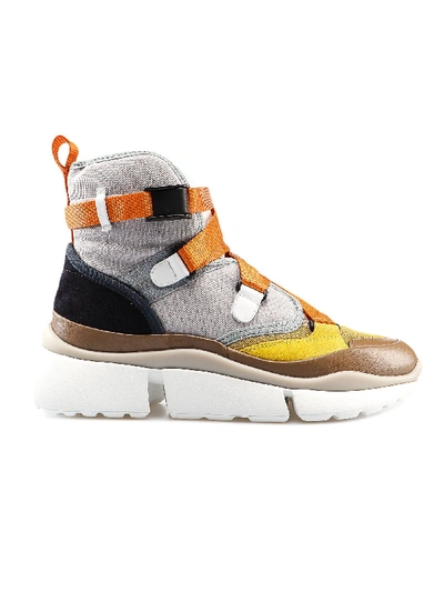 Shop Chloé Sonnie Sneaker In Autumn Leaf