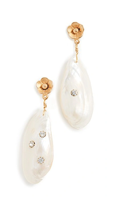 Shop Brinker & Eliza White Hot Earrings