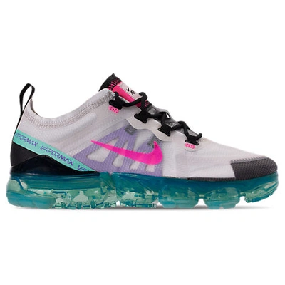 Shop Nike Women's Air Vapormax 2019 Running Shoes In Grey/blue