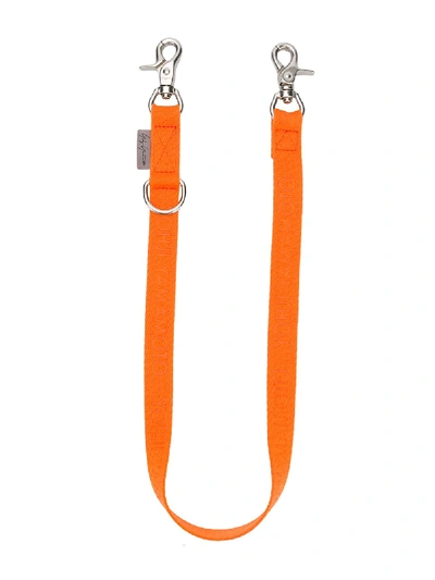 Shop Yohji Yamamoto Fabric Key Ring - Orange