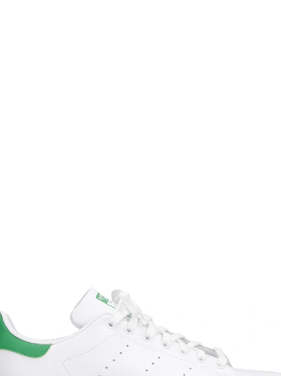 Shop Adidas Originals Stan Smith Leather Low-top Sneakers In White