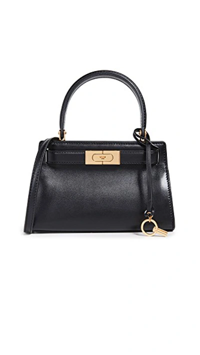 Shop Tory Burch Lee Radziwill Petite Bag In Black