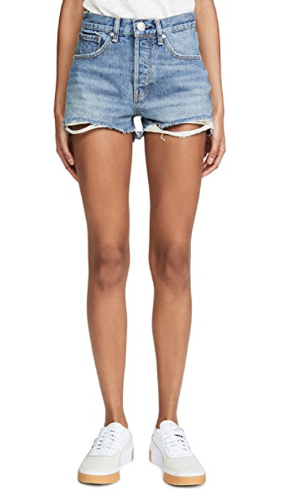 Shop Rag & Bone Maya High Rise Shorts In Urth