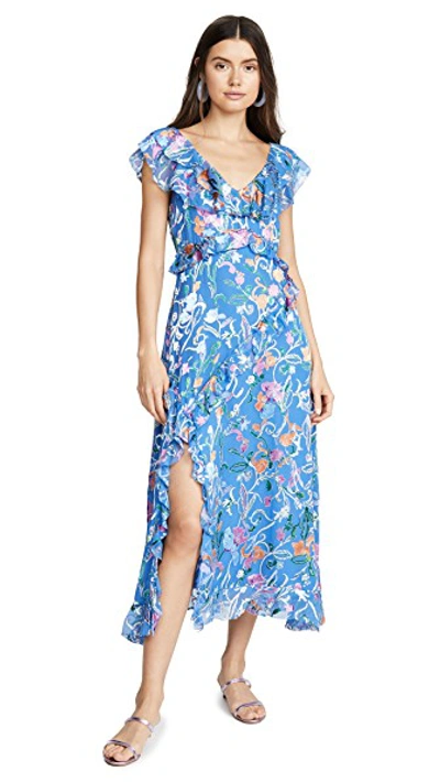 Shop Tanya Taylor Arielle Dress In Scrolly Floral