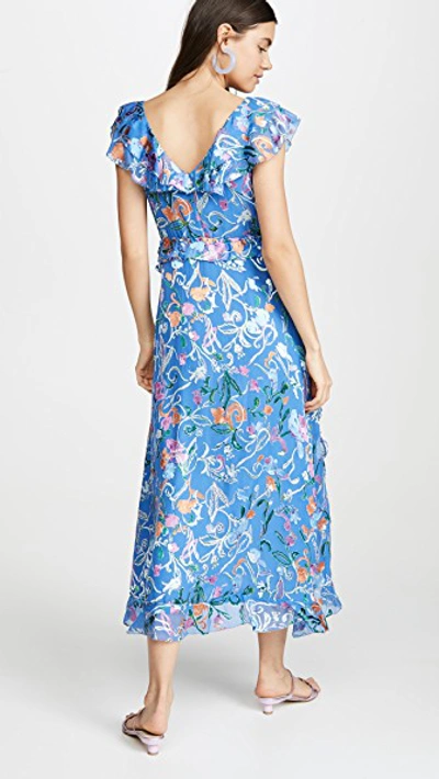 Shop Tanya Taylor Arielle Dress In Scrolly Floral