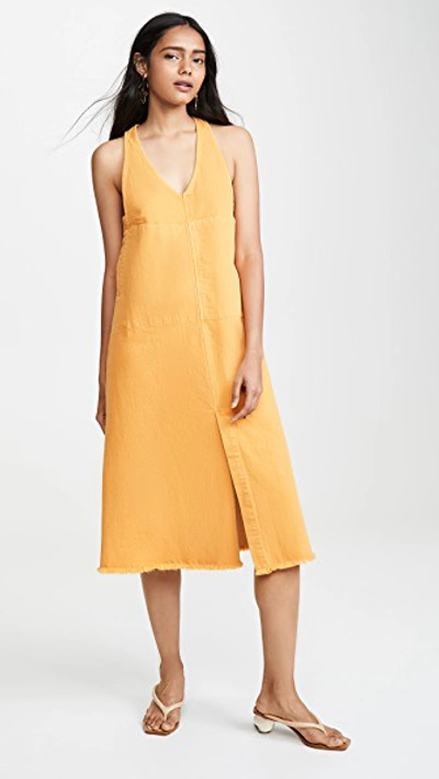 Shop Rachel Comey Buxton Dress In Turmeric