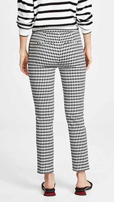 Shop Veronica Beard Gemini Pants In Black/white