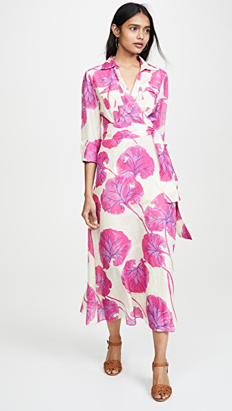 dvf kimono dress