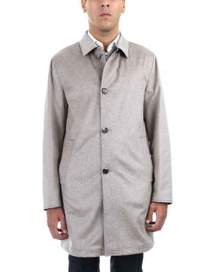 Shop Kired Grey Cashmere Coat
