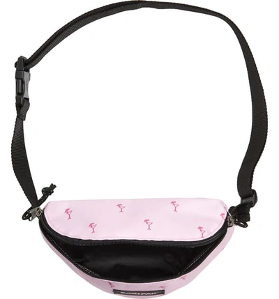 Shop Eastpak Springer Nylon Belt Bag - Pink In Mini Cocktail