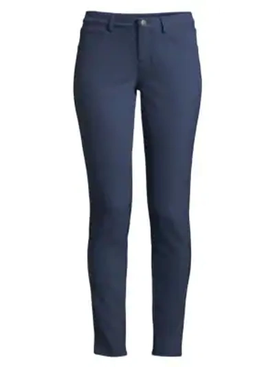 Shop Lafayette 148 Acclaimed Stretch Mercer Pant In Dungaree Blue
