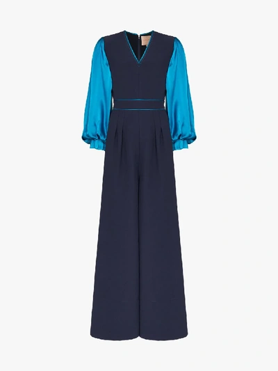 Shop Roksanda Tenka Jumpsuit In Blue