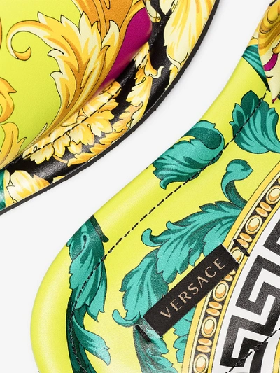 Shop Versace Multicoloured Baroque Slides