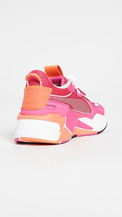 Shop Puma Rs-x Toys Sneakers In Fuchsia/nasturtium/ White