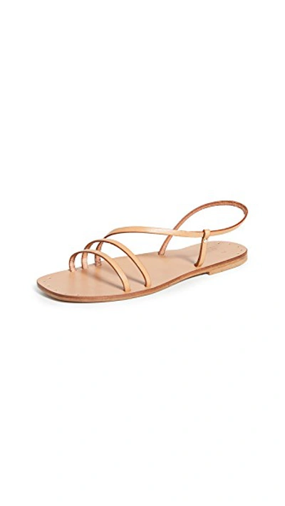 Shop Joie Baja Flat Sandals In Natural