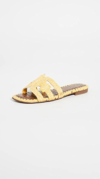 Shop Sam Edelman Beckie 2 Slides In Lemon