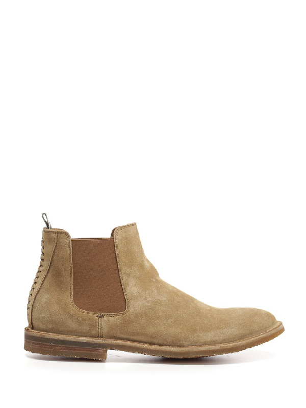 Officine Creative Elastic Ankle Boots In Beige | ModeSens