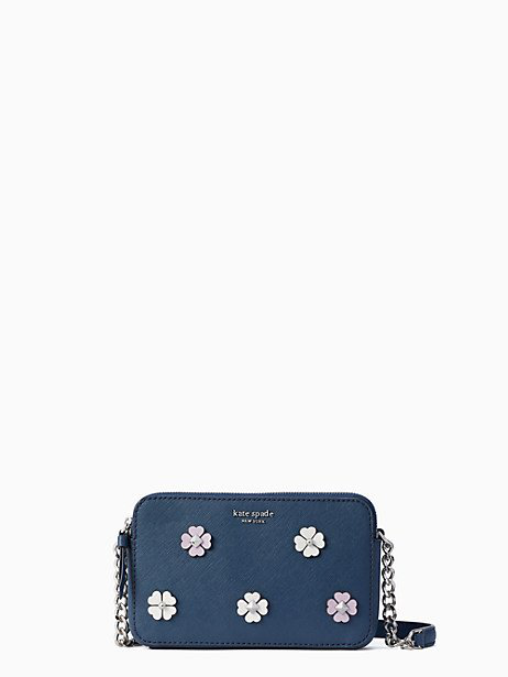 kate spade blue flower purse
