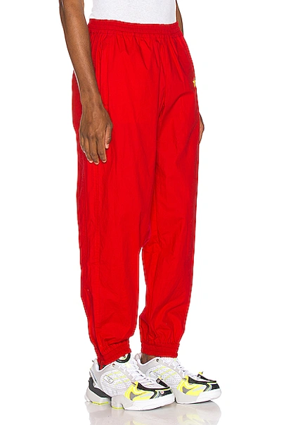 Shop Vetements Flag Track Pants In Stars,red
