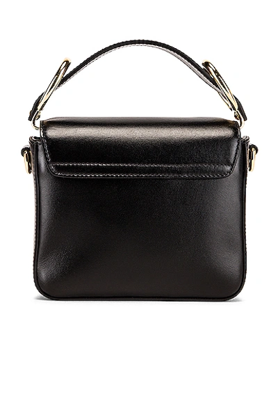 Shop Chloé C Mini Box Bag In Black