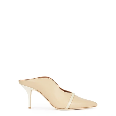 Shop Malone Souliers Constance 70 Almond Leather Mules