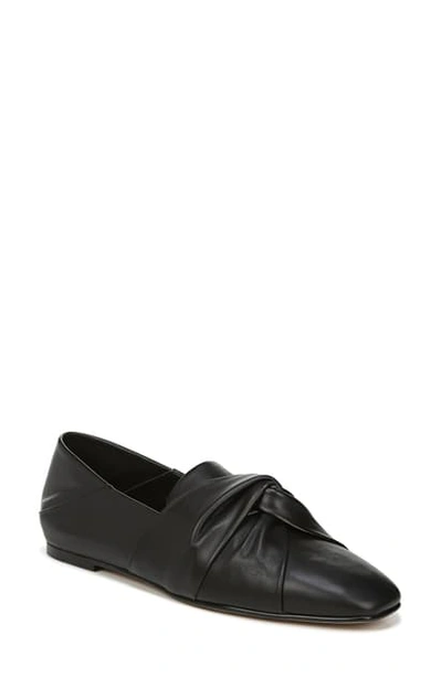 Shop Vince Haddie Knotted Convertible Loafer In Black