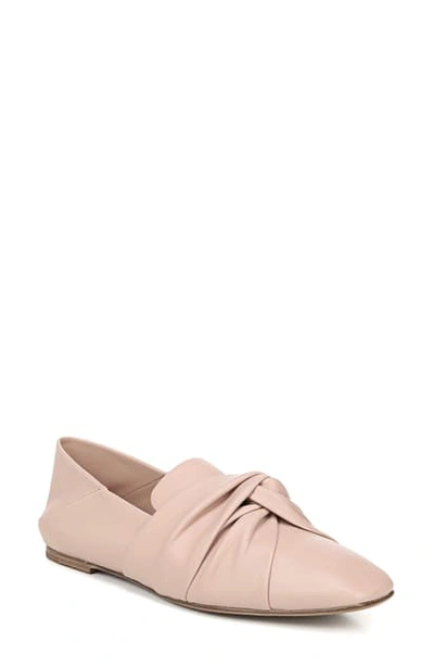 Shop Vince Haddie Knotted Convertible Loafer In Praline