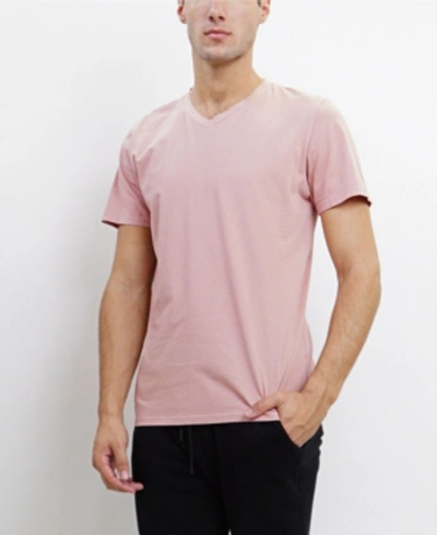 Shop Coin 1804 Tmv002cj Mens Cotton Jersey Short-sleeve V-neck T-shirt In Rose