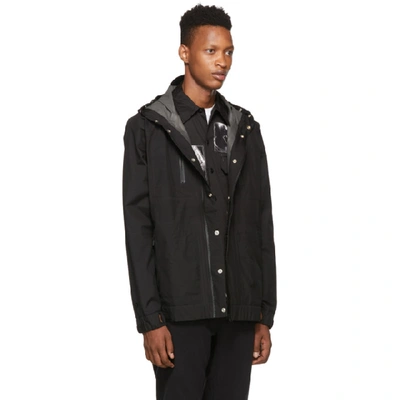 Takahiromiyashita The Soloist Takahiromiyashita Thesoloist. Black Converse Edition Packable Gore-tex® Jacket In Black