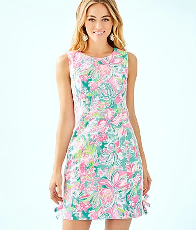 Shop Lilly Pulitzer Women's Mila Stretch Shift Dress In Baby Pink Size 16, Days Bloom -  In Baby Pink