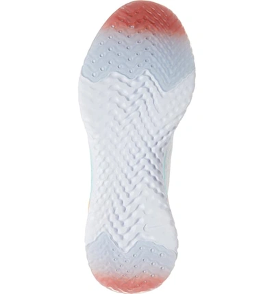 Shop Nike Epic React Flyknit 2 Running Shoe In White/ Jade/ Ember Glow
