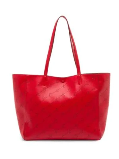 Shop Stella Mccartney Small Stella Faux Leather Tote Bag In Lover Red