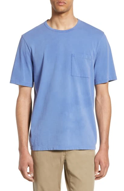 Shop Vince Solid T-shirt In Washed Carribean