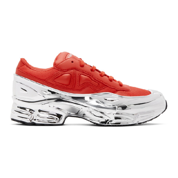 raf simons red and silver