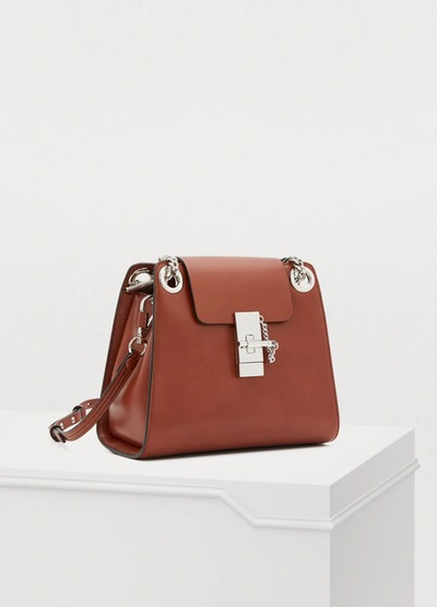 Shop Chloé Annie Shoulder Bag In Sepia Brown
