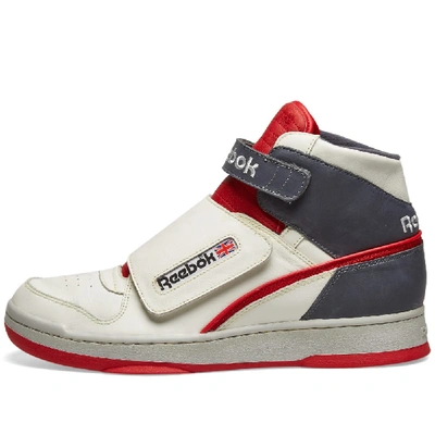 Shop Reebok Alien Stomper Fighter Bishops In White