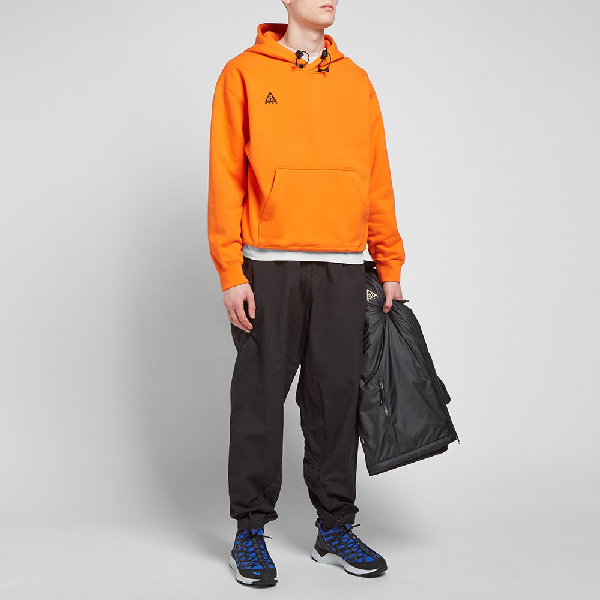 nike acg orange hoodie