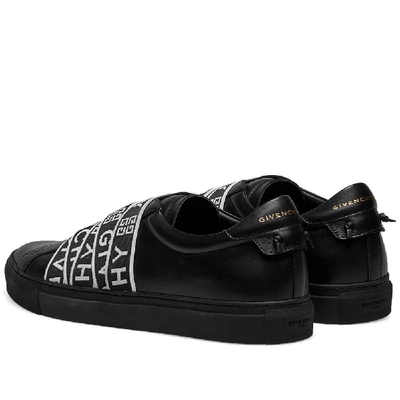 Shop Givenchy Urban Street Low Webbing Sneaker In Black