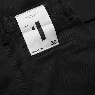 Shop Rag & Bone Fit 1 Skinny Chino In Black