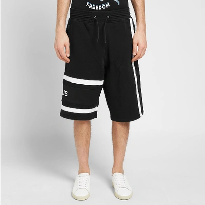 Shop Givenchy Band Logo Sweat Shorts In Black