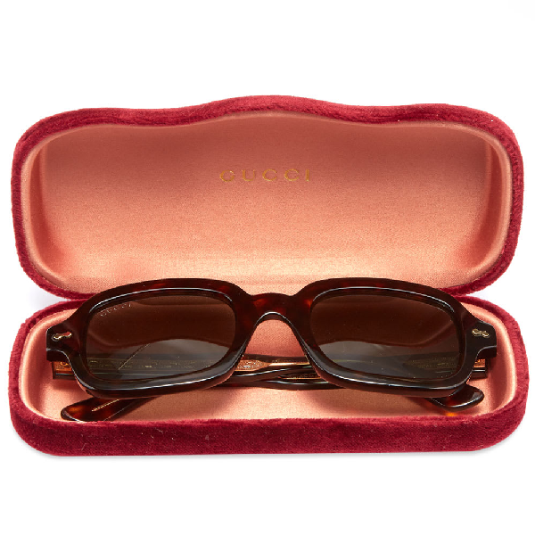 gucci vintage square frame sunglasses